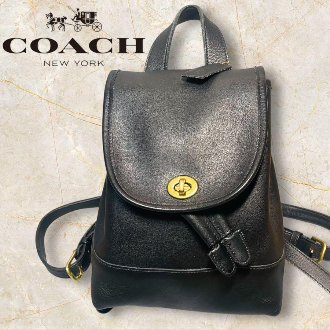 【極美品✨】COACH オールドコーチ リュック バックパック 本革 USA製