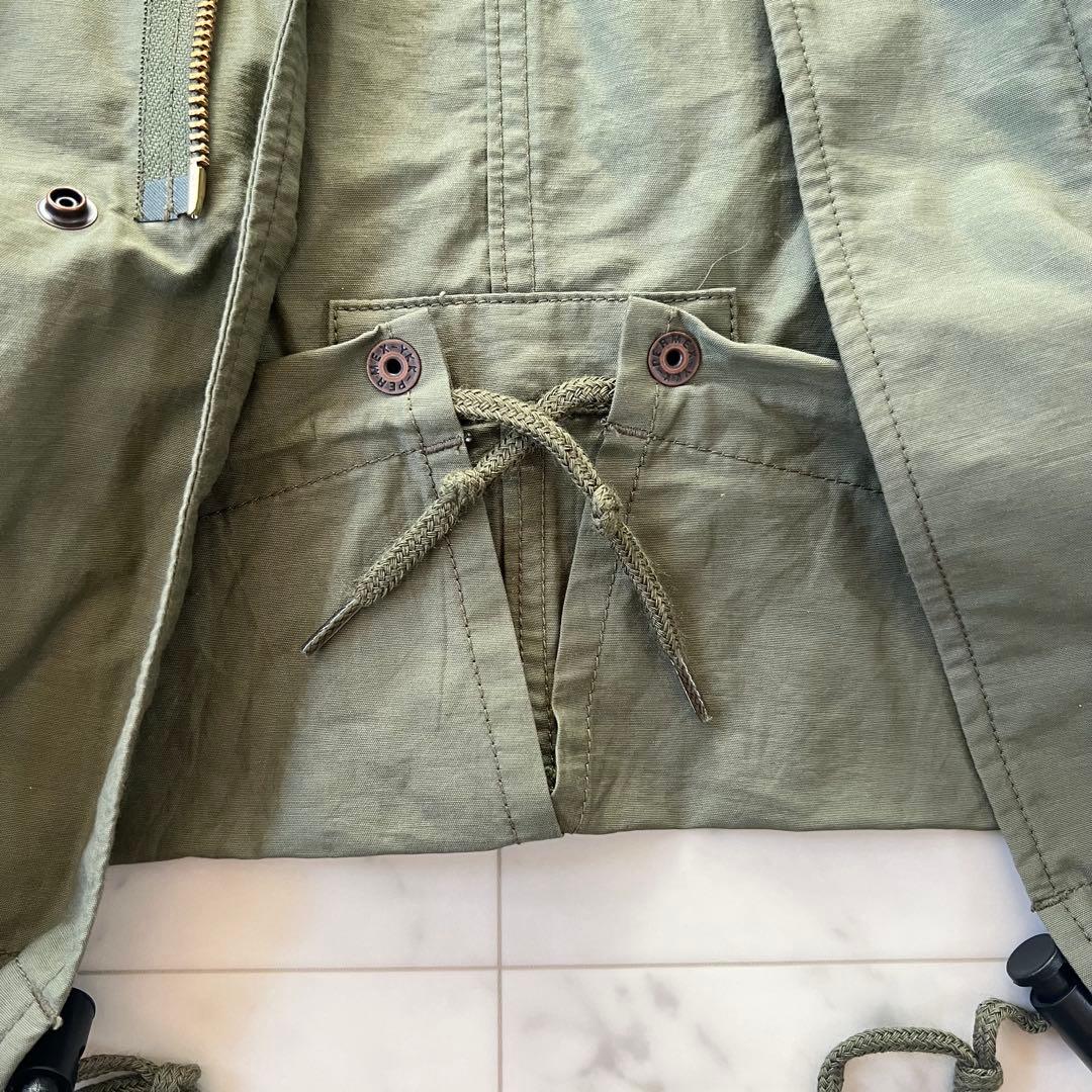 アーバンリサーチドアーズ　ノーカラーモッズコート　カーキ　M 24SS