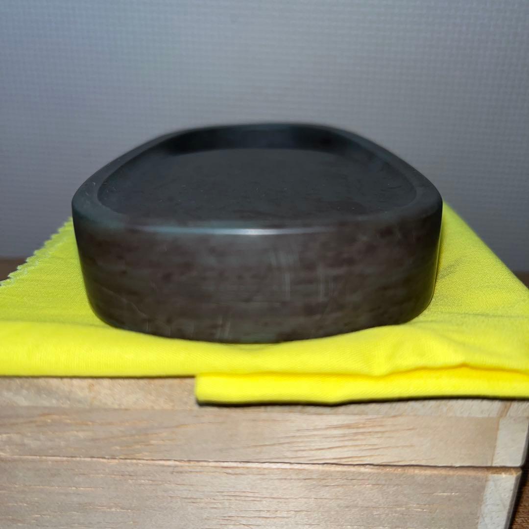 ⭕️赤間紫金石　赤間硯　下井百合昭　昭竜山　新品美品　小判型　手間かかる　女性好み