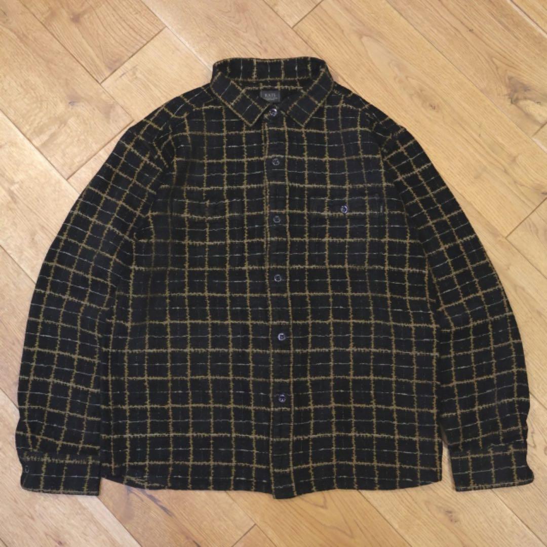 キムタク 私物 RATS 25AW MOLESKIN CHECK SHIRT