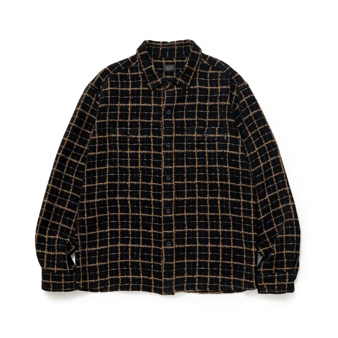 キムタク 私物 RATS 25AW MOLESKIN CHECK SHIRT