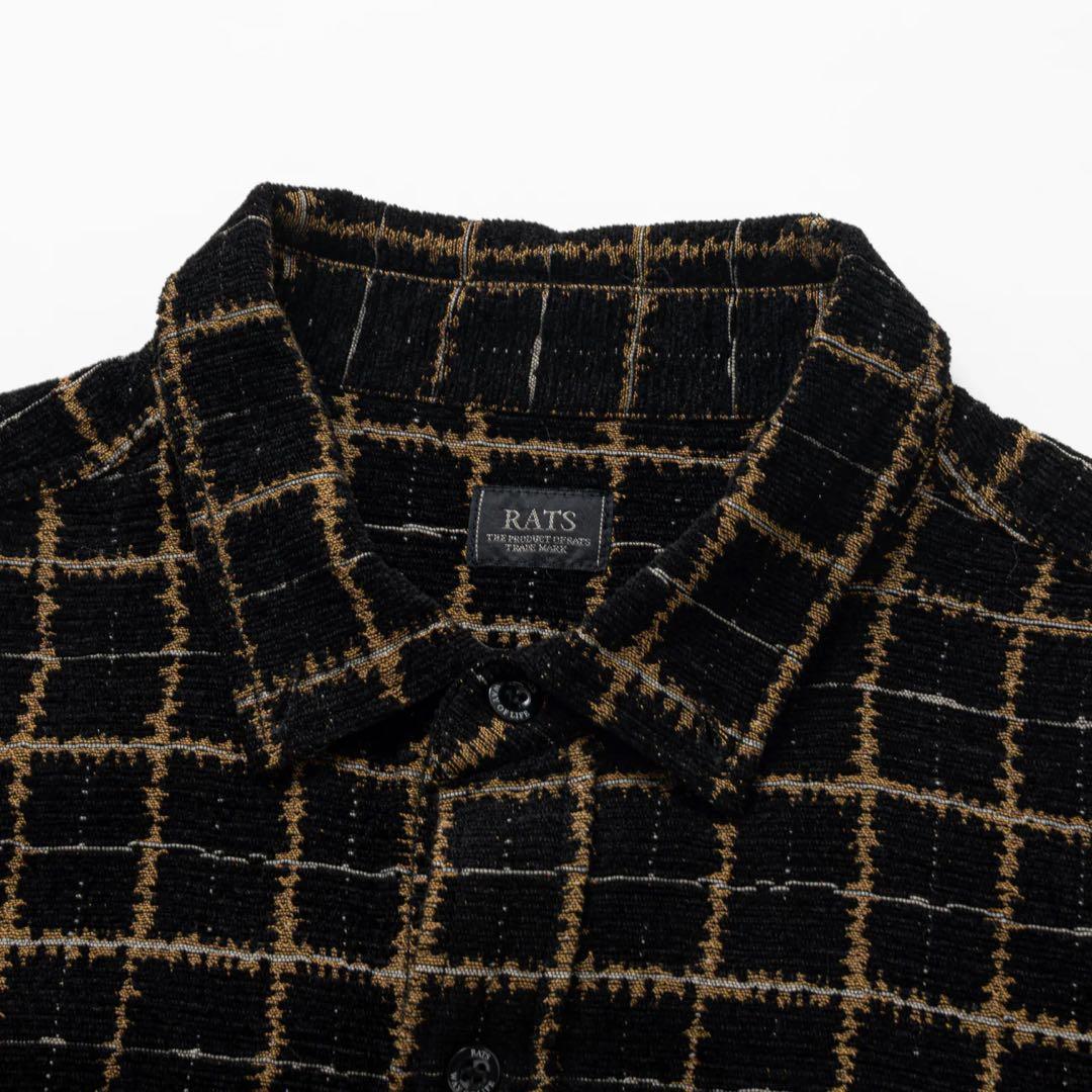 キムタク 私物 RATS 25AW MOLESKIN CHECK SHIRT