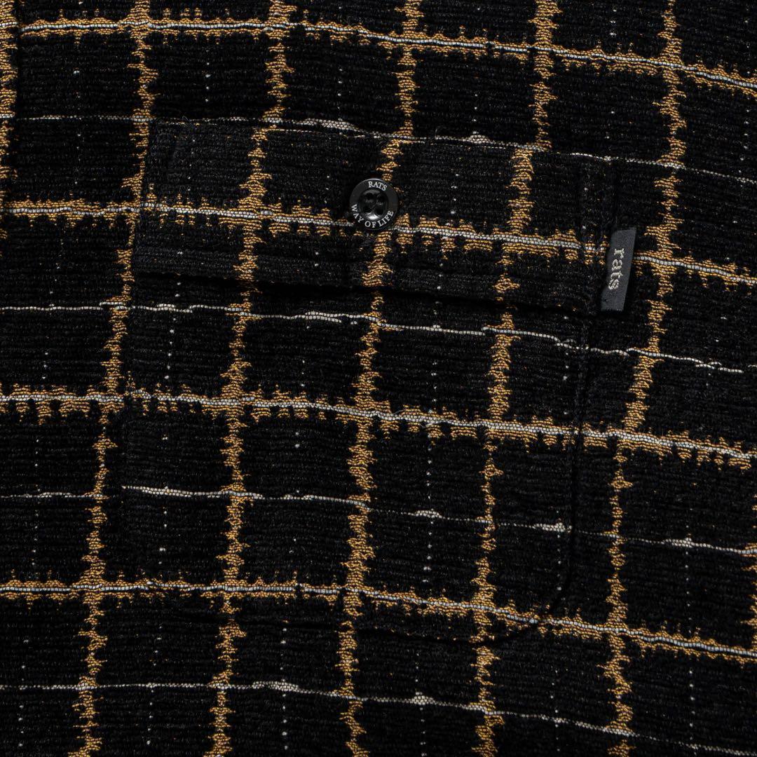 キムタク 私物 RATS 25AW MOLESKIN CHECK SHIRT