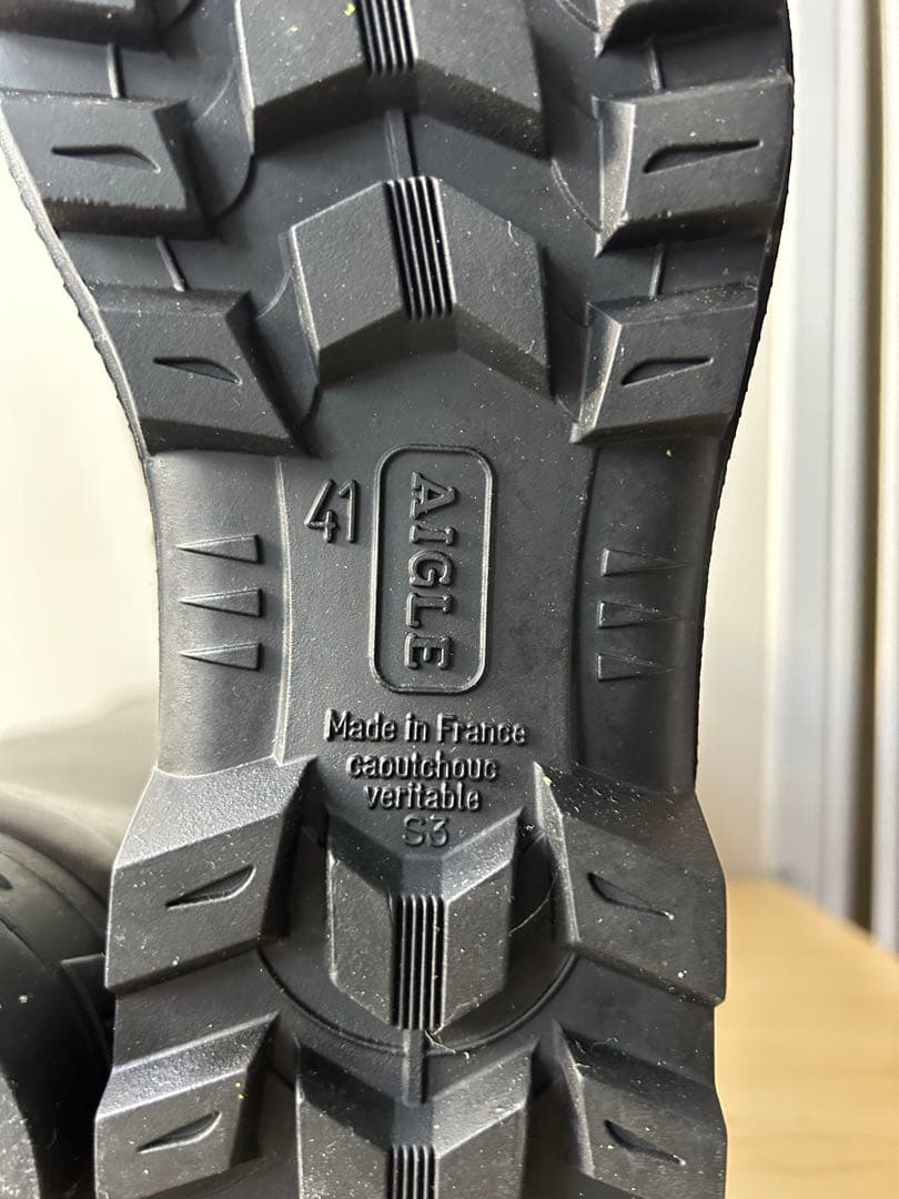 B*S様 25.5～26cm★美品AIGLEレイン ブーツ41エーグルラバーブー