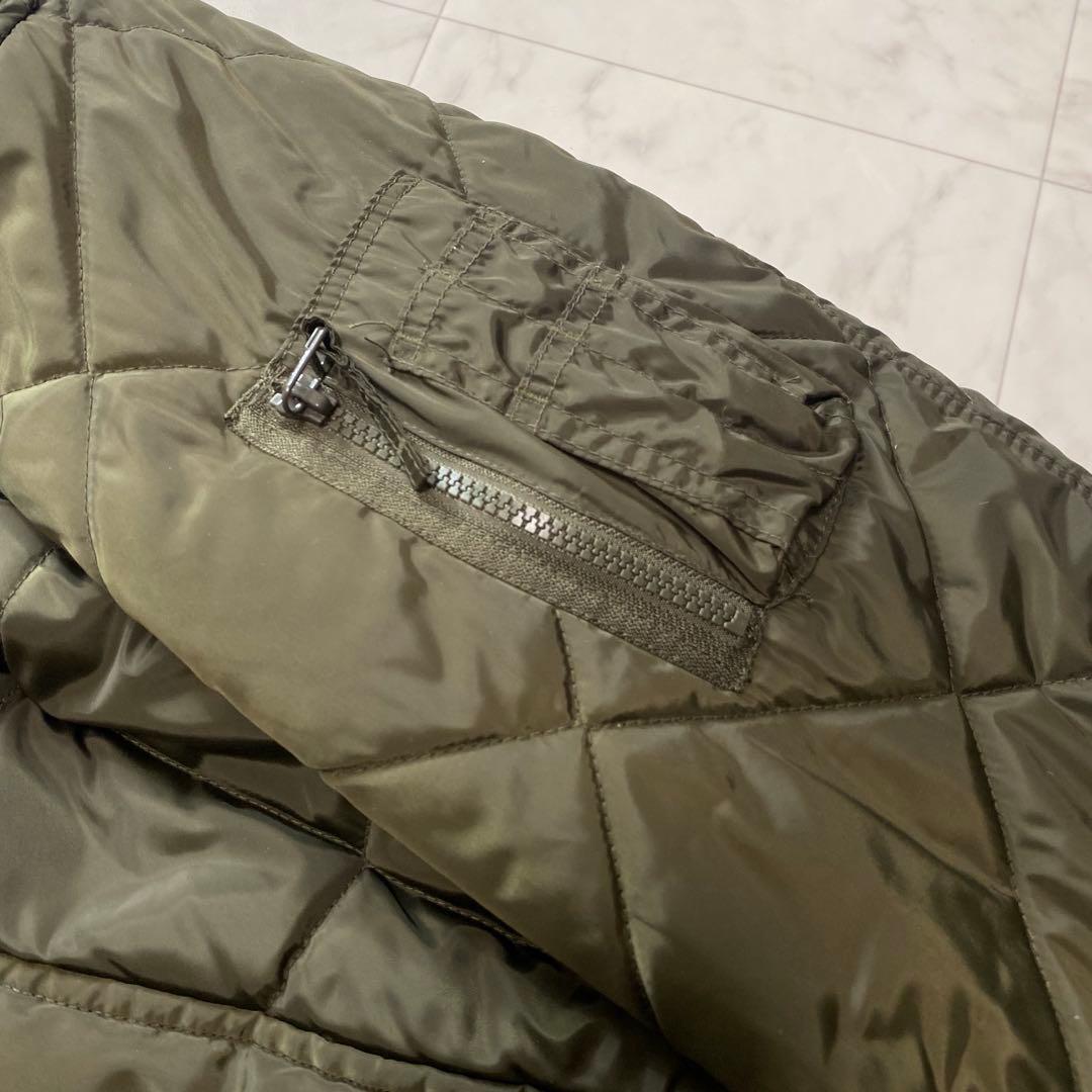 AVIREX USA ダイヤキルティングジャケット　MA-1 フライトジャケット