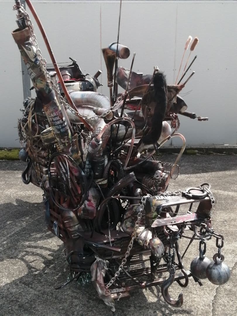 世紀末 デコチャリ 自転車 ジャンクスタイル 改チャリ カスタム スチームパンク