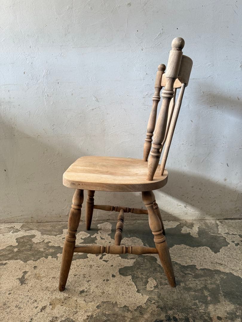 ビンテージ ダイニングチェア　カフェチェア 剥離 no1