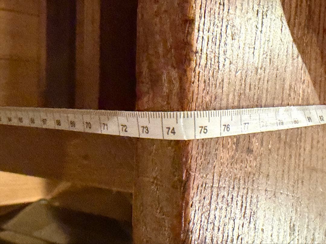 n*t様 アンティークテーブル 棚付き 木製 ブラウン 作業台