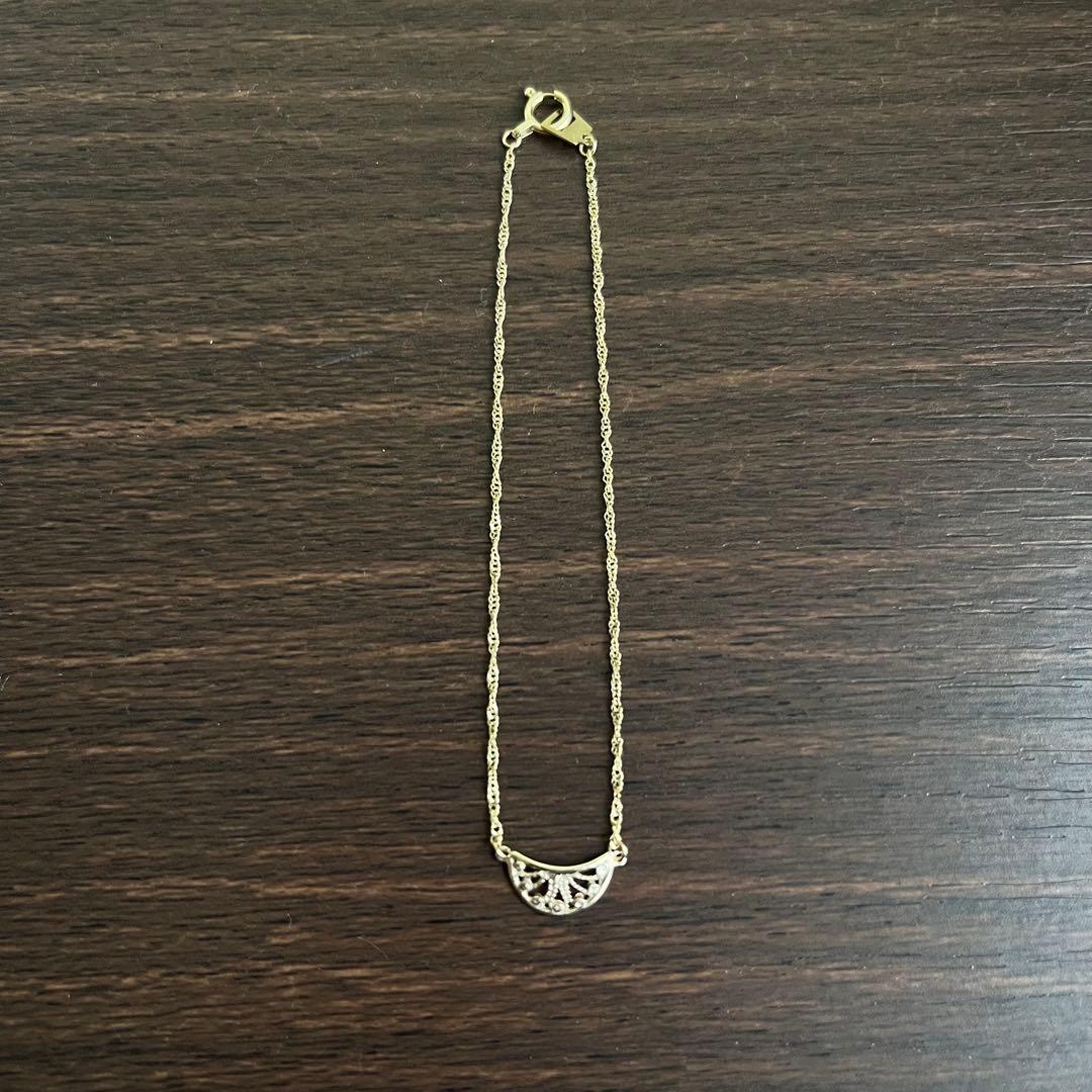 【値下】AURORA GRAN ヘネラリーフェ4グラナダブレスレット K10YG