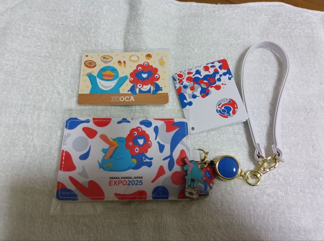 大阪関西万博EXPO★限定ミャクミャクICOCA &合皮パスケース　残高0円