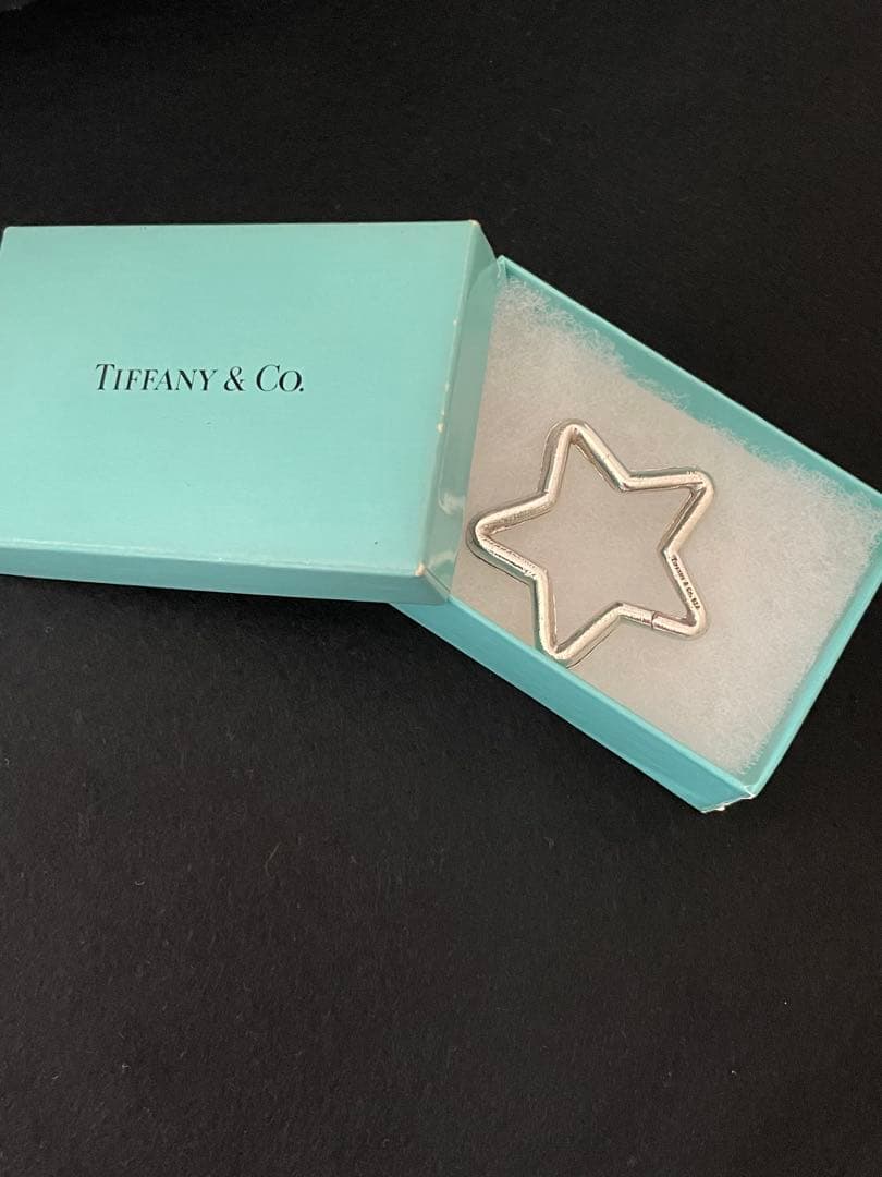 《1990年代〜》TIFFANY&Co. ティファニー 星形キーリング 925