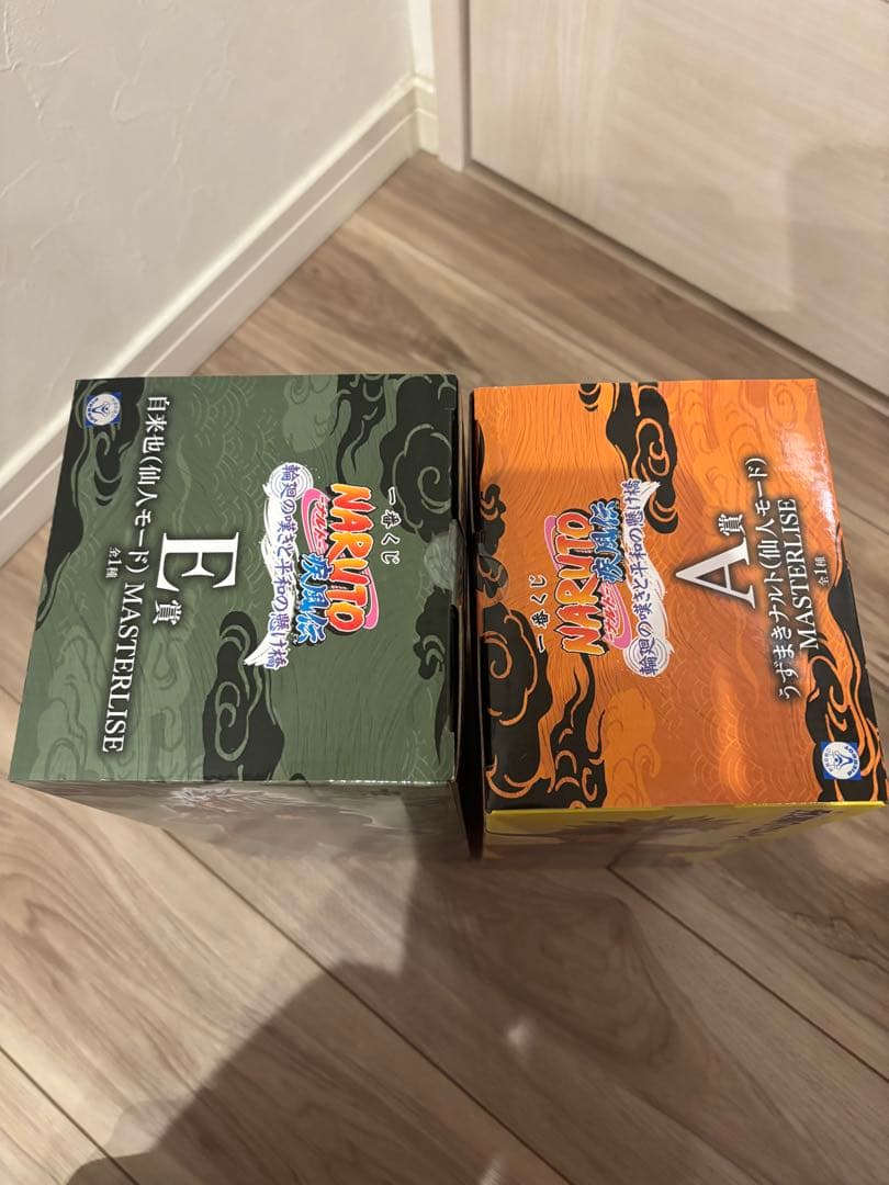 ナルト　一番くじ　A賞E賞　ナルト　自来也未開封フィギュア