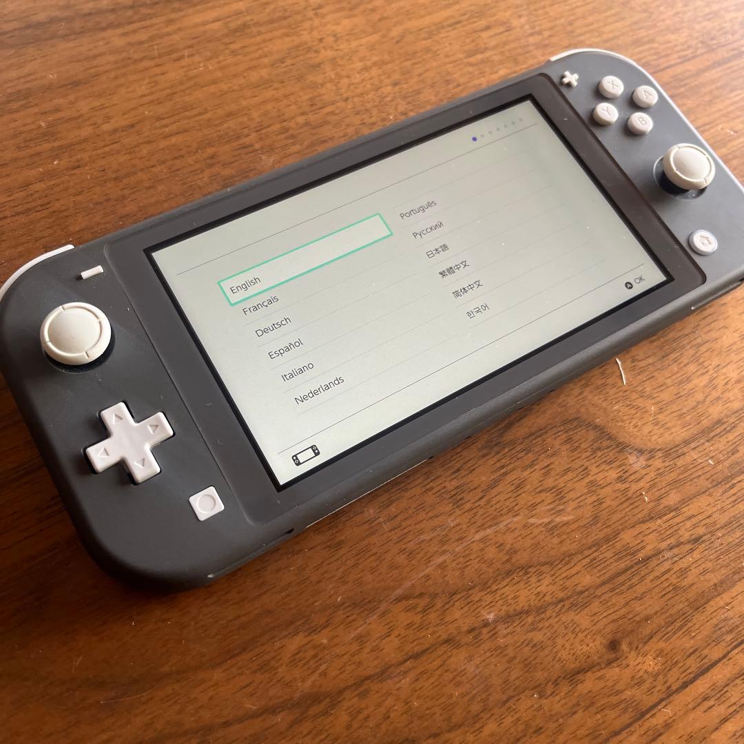 【美品箱付】Nintendo Switch Lite グレー