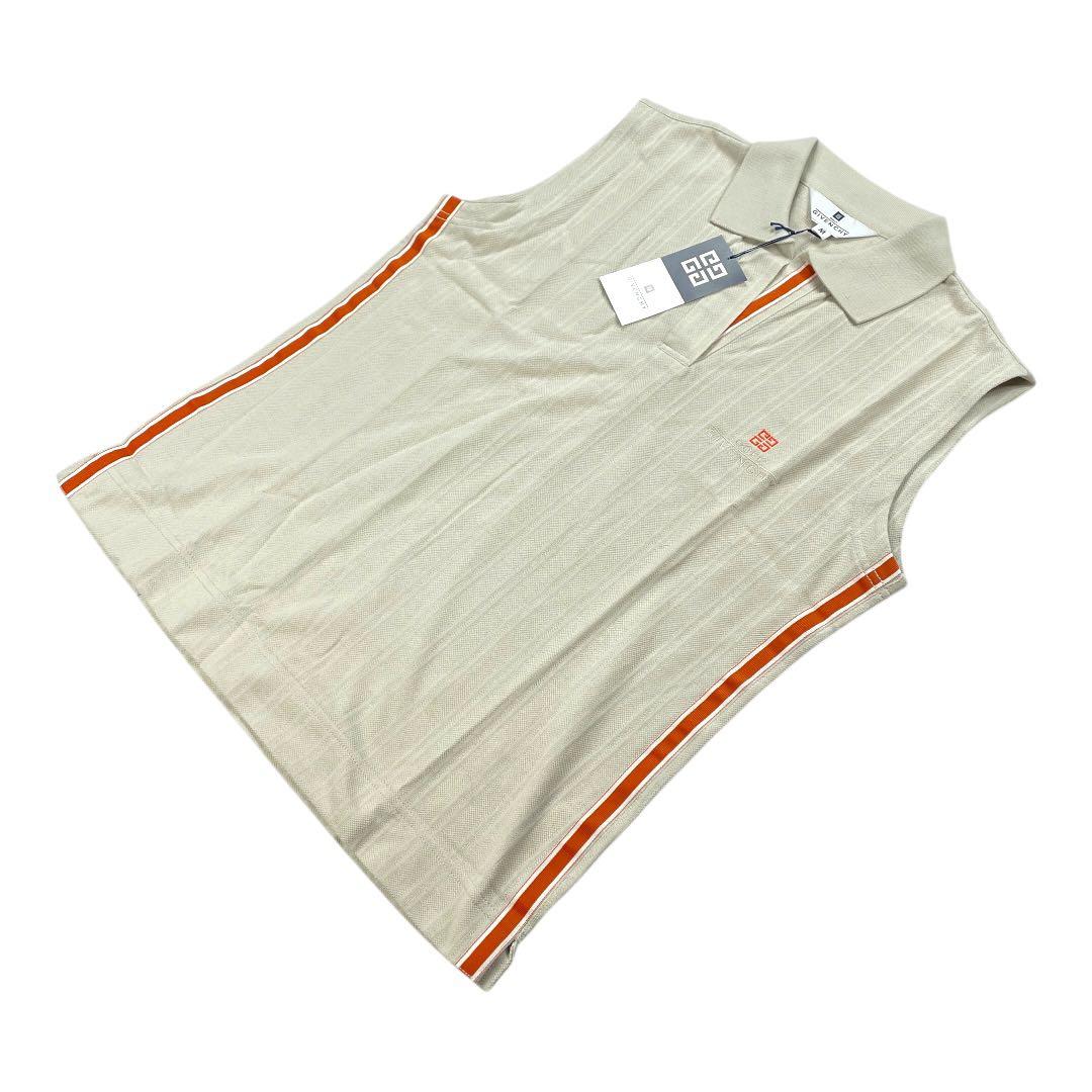 【新品タグ付】GIVENCHY ジバンシー ノースリーブポロシャツ ベージュ M