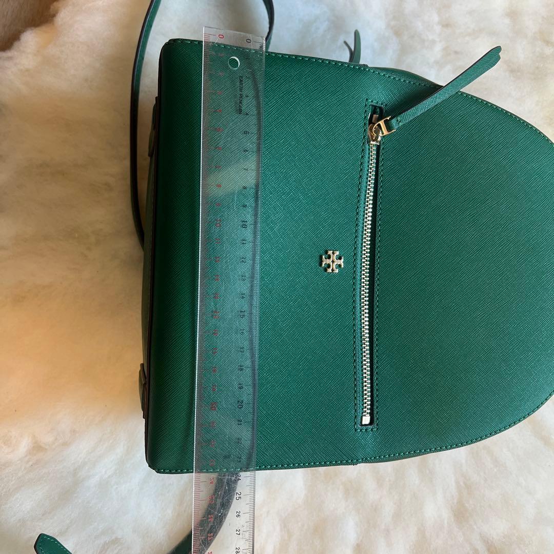 TORY BURCH グリーン アーチ型リュック