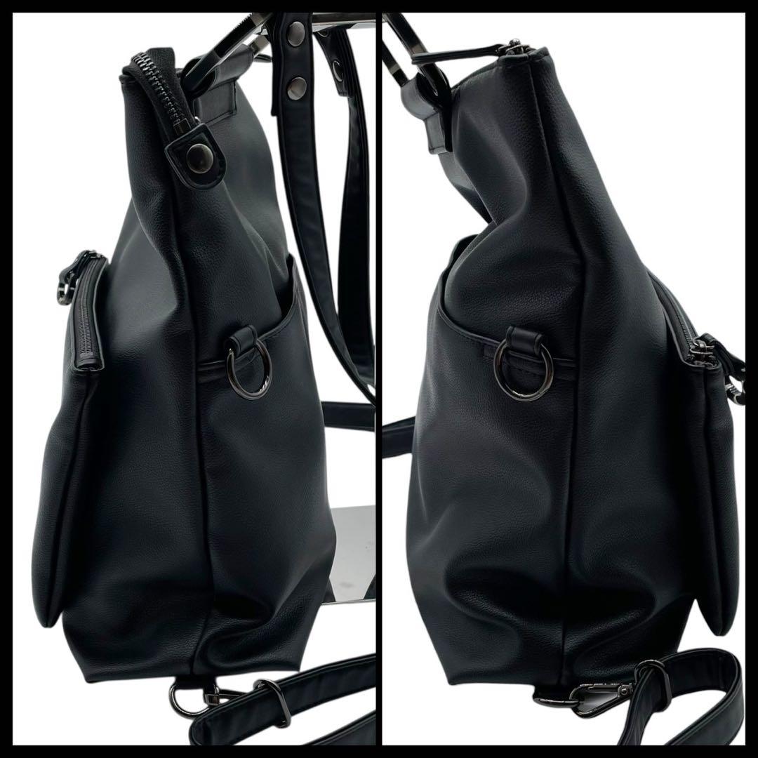 未使用級✨earPAPILLONNER 黒 2wayベッコウハンドルリュック