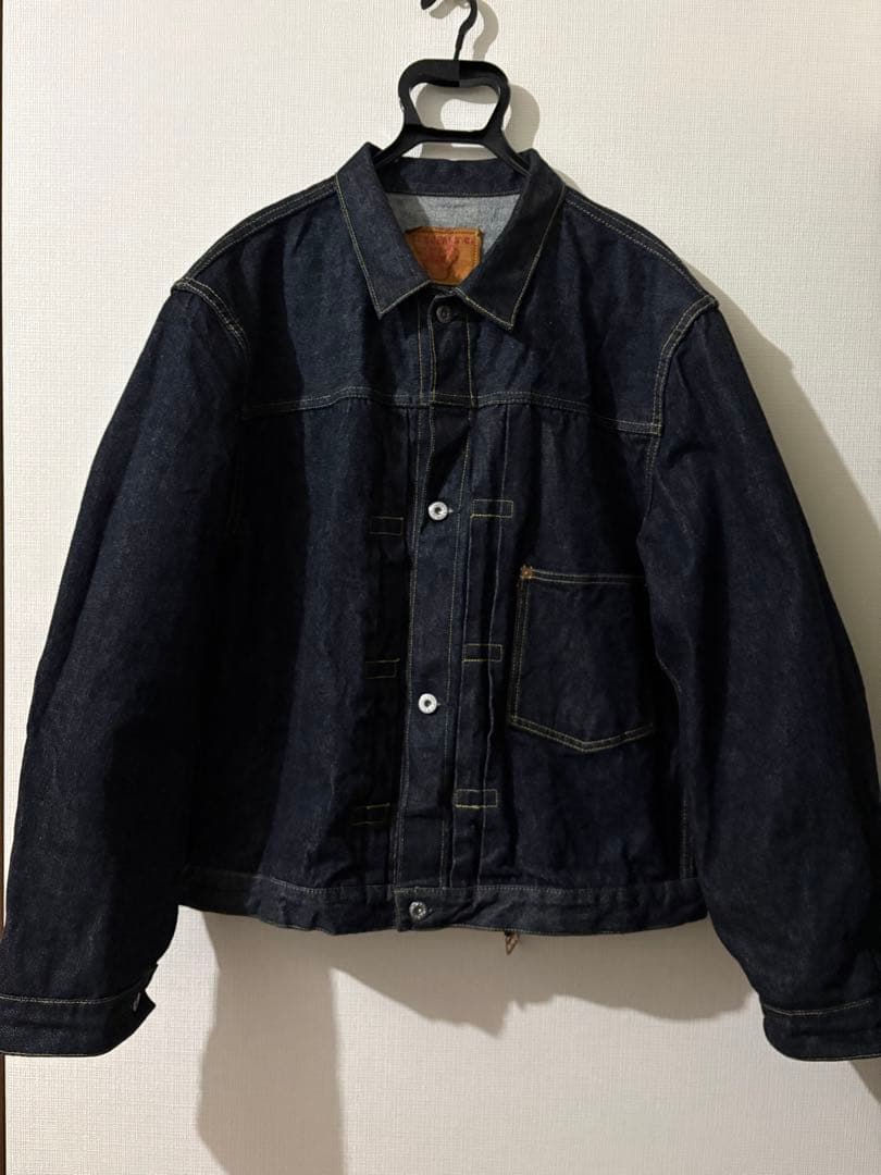 希少 未使用品 tcbジーンズ S40's Jacket 赤タブ　サイズ50