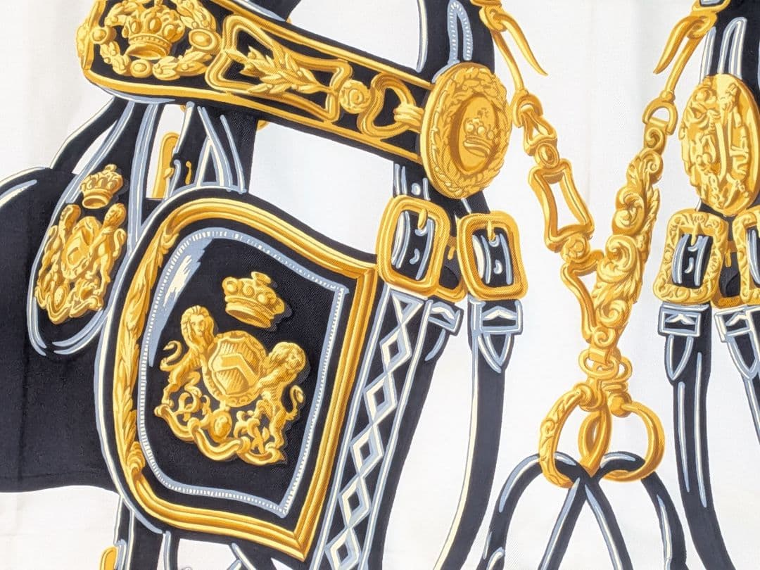 M373 HERMES カレ90 ブリッド・ドゥ・ガラ　箱あり　正規品