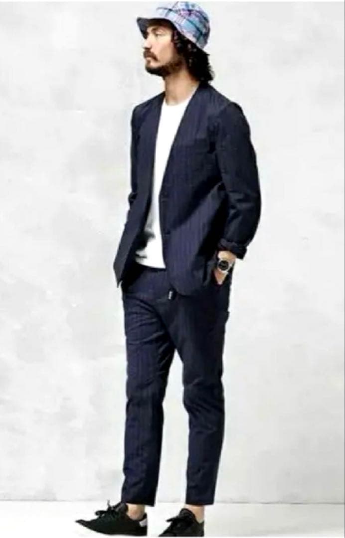 ワイルドシングス ナノユニバース 別注 セットアップ ハーフパンツ 黒