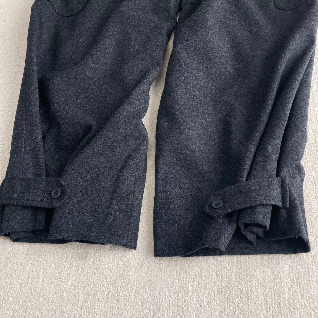 6 ROKU ロク カーゴパンツ ワークパンツ ワイド 38 M グレー 秋冬