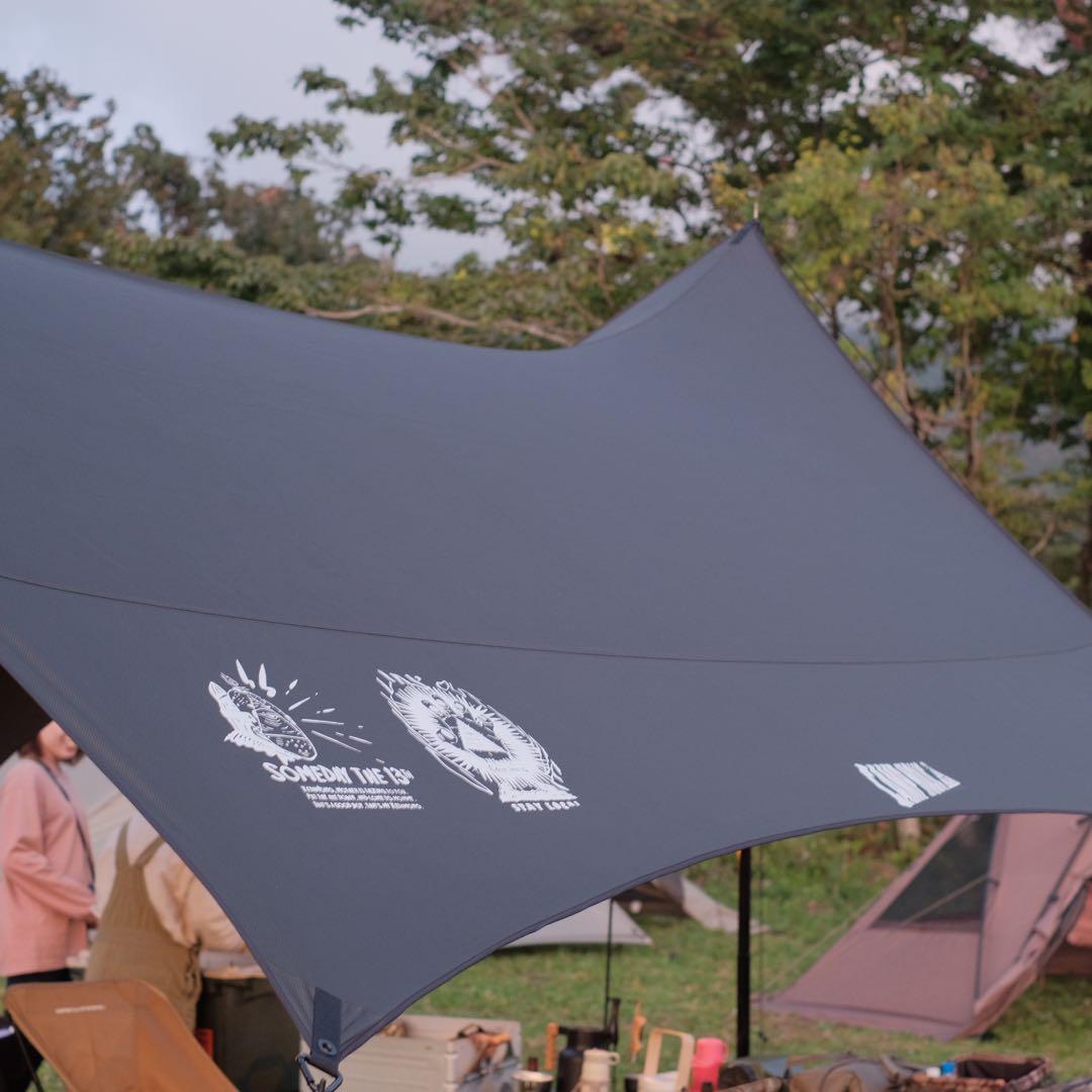 幕男みどりthe arth ざぁ〜す タープ