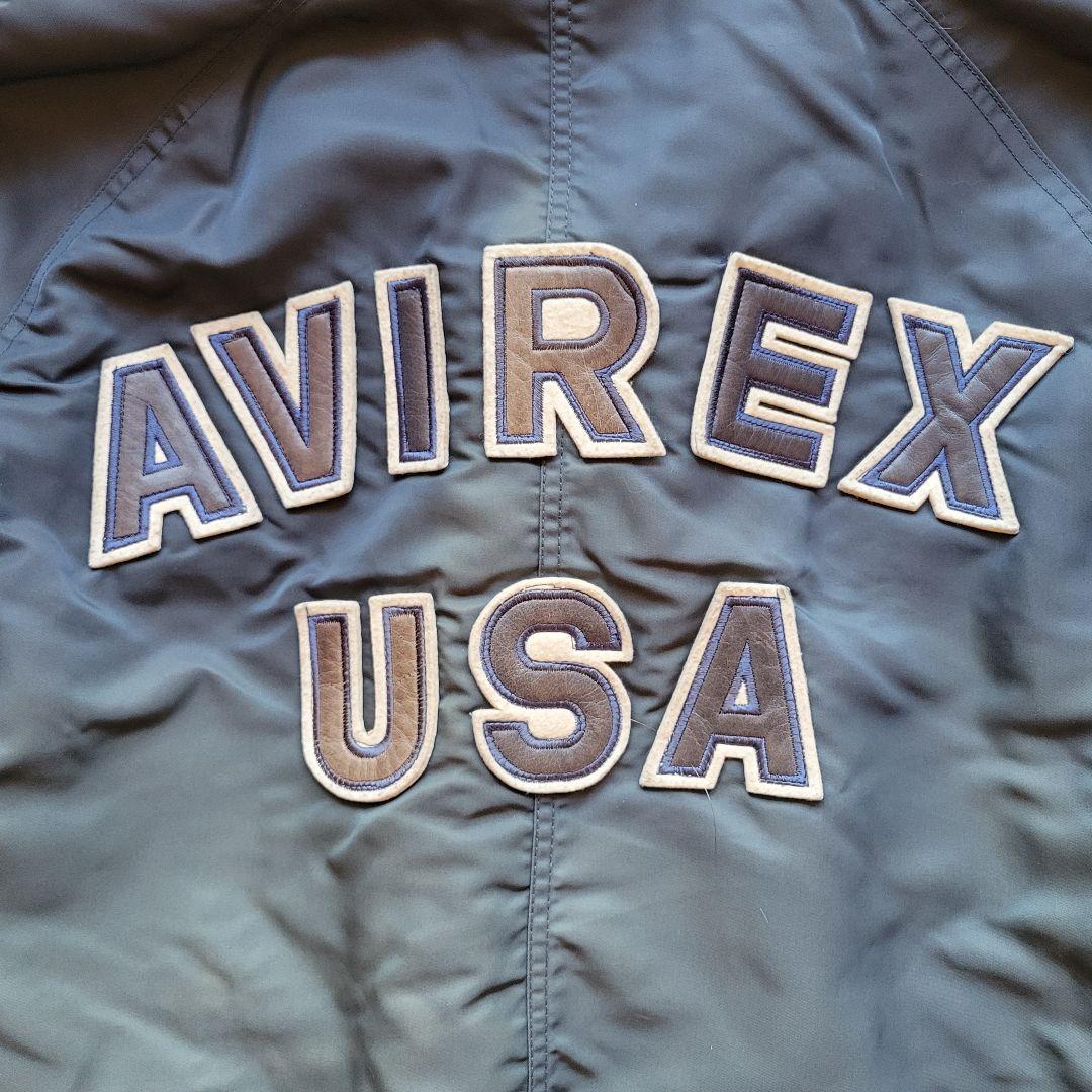 90sAVIREX N-2B フライトジャケット ショート丈 バックロゴ