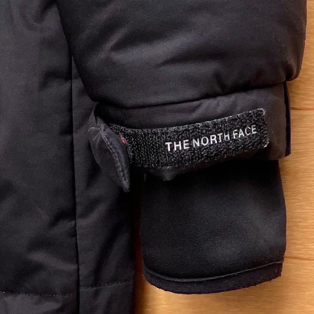 XS ノースフェイス ダウンコート ロングダウン ダウン ベンチコート ブラック