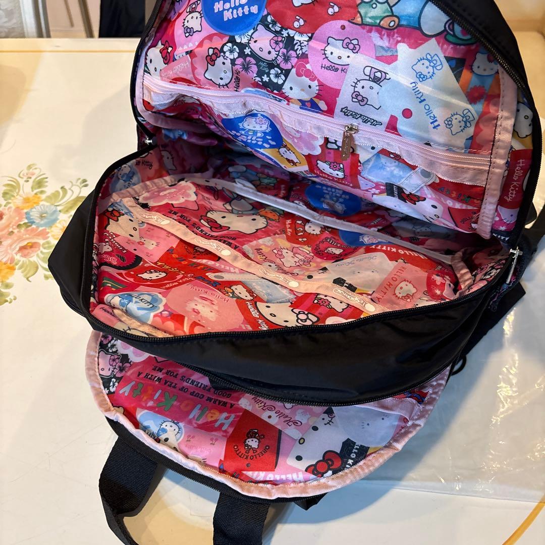 LeSportsac ハローキティ リュック Mサイズ ブラック
