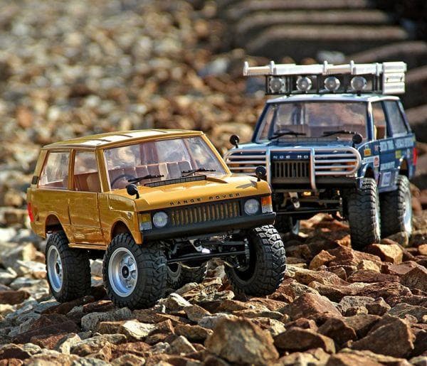 技術基準適合証明済 MN-1680 RTR 1/12 初代レンジローバー 青 - メルカリ