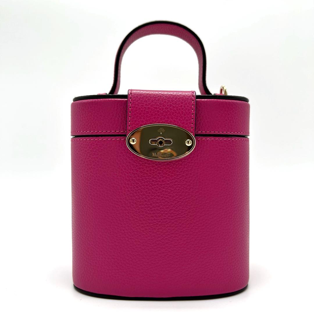 未使用級 マルベリー ショルダーバッグ バニティ パーティー 肩掛け ピンク