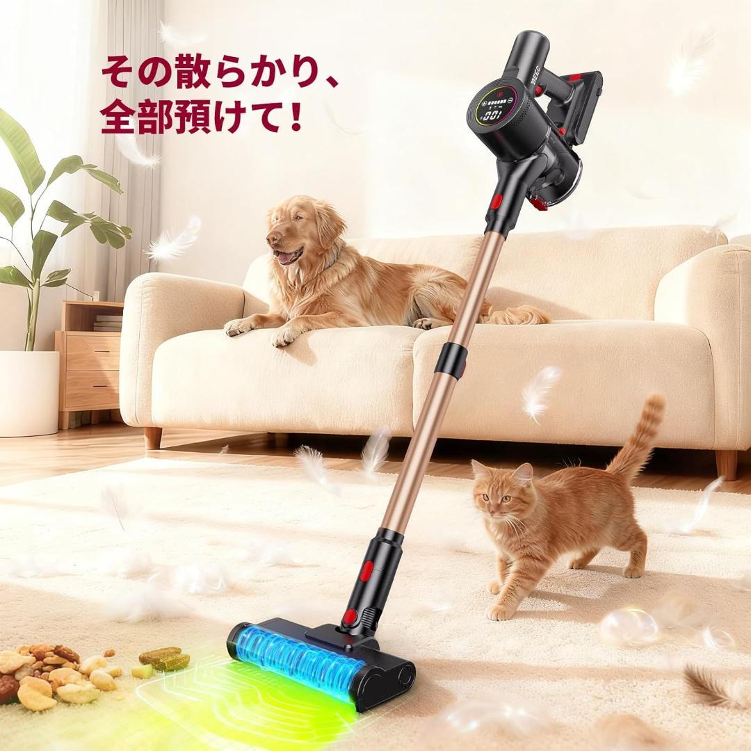 掃除機 コードレス【2026先行販売！業界初独立モーター自走式！AI吸引】