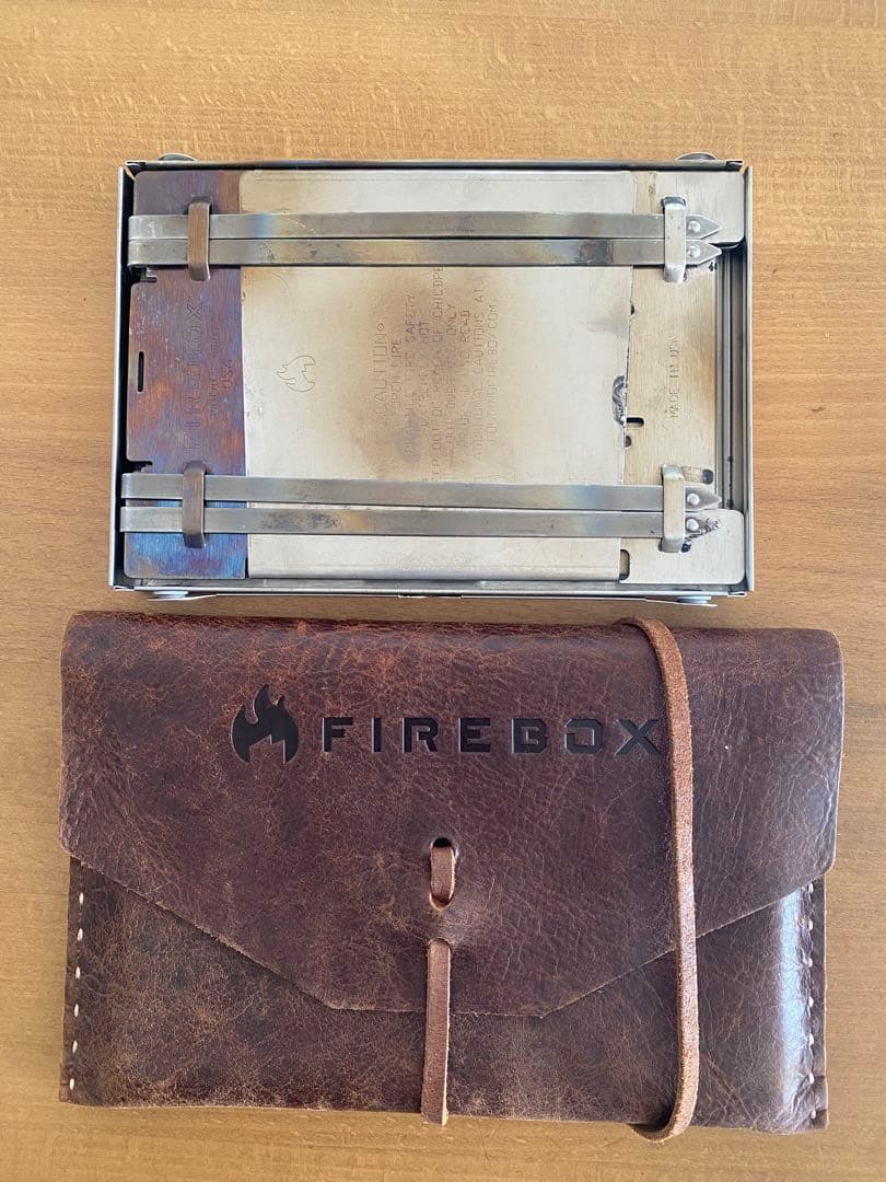 FIREBOX(ファイヤーボックス) G2 ストーブ　レザーケース付き