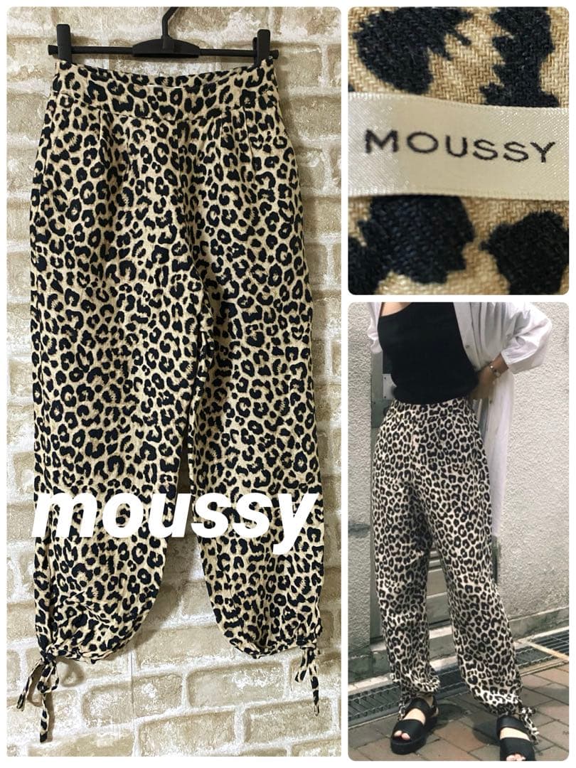 moussy レディースS 1 パンツ ヒョウ柄 レオパード 豹柄 マウジー