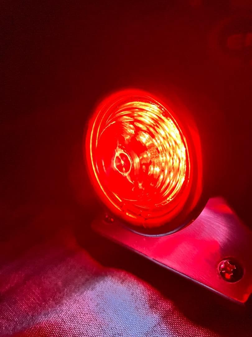 ミニ クロッカーテールライト ポリッシュ 12V LED仕様 ガラスレンズ