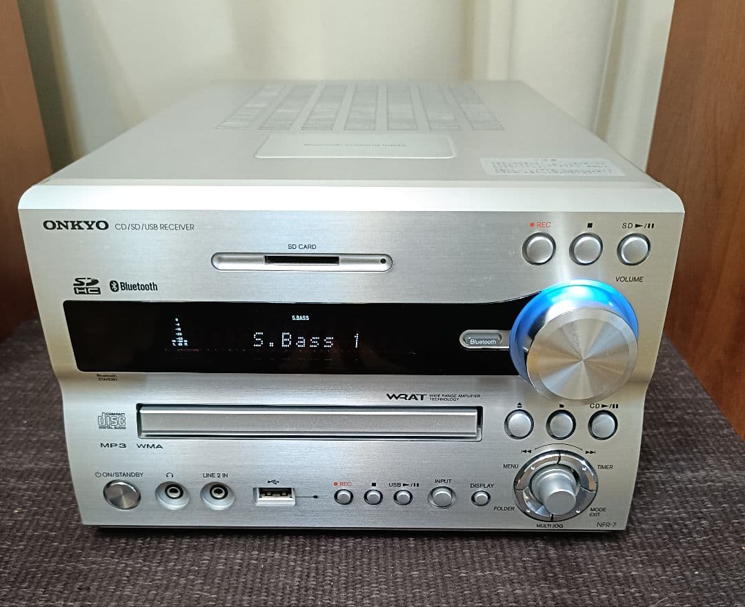 ONKYO NFR-7 CD/SD/USB ブルートゥス レシーバー 付属品一式