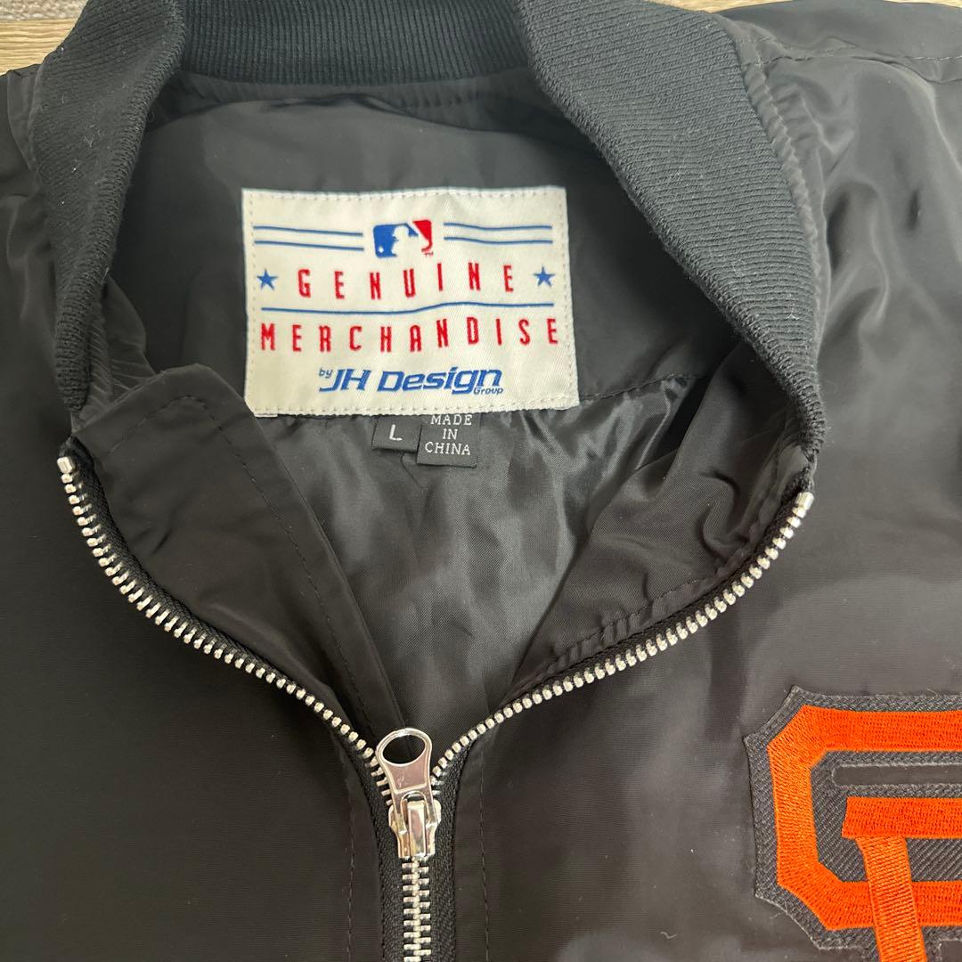 サンフランシスコ・ジャイアンツ JH Design SFロゴ ブラックジャケット