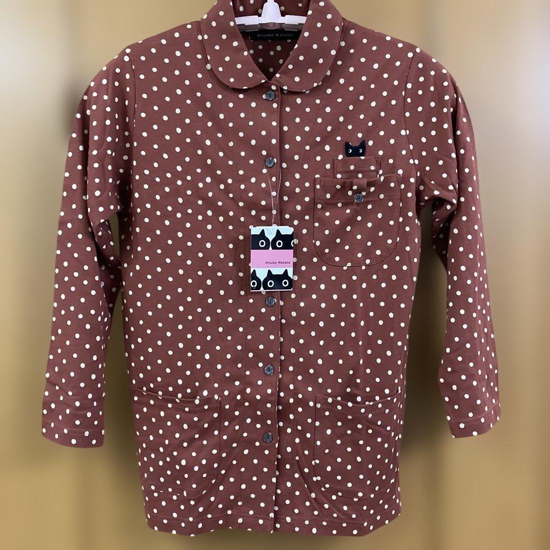 ⭐️本日お値下げ⭐️ Atsuko Matano ドット柄パジャマ M