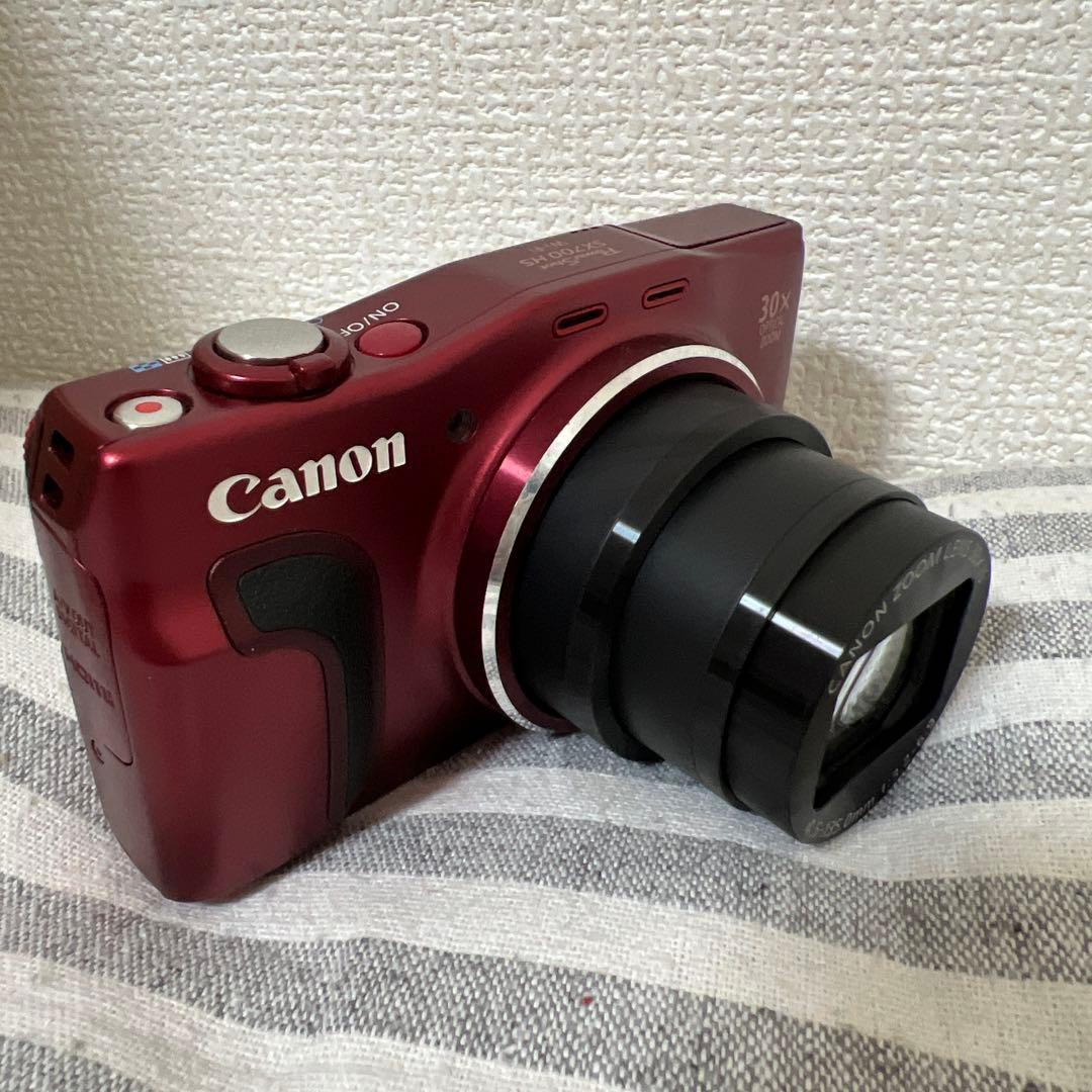 Canon SX700 HS レッド 30倍ズーム