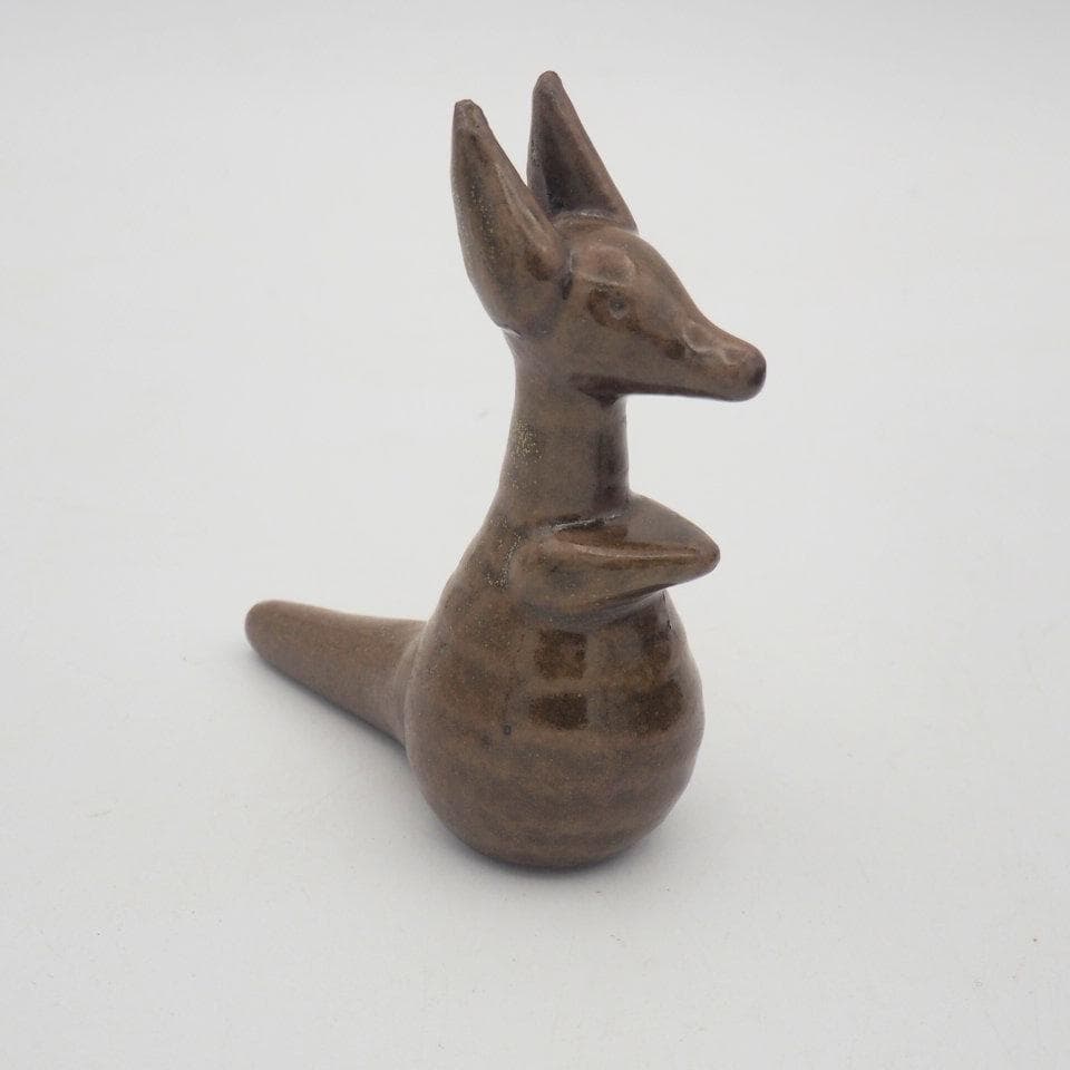 リサラーソン カンガルー 親子 大きな動物園 STORA ZOO シール付き