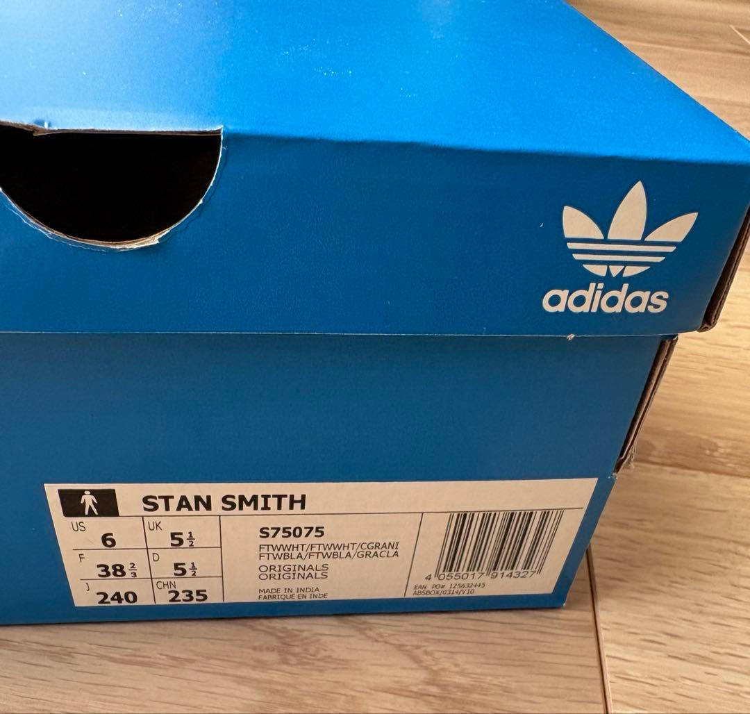 【新品】adidas スタンスミス STANSMITHGWD グレー 24センチ