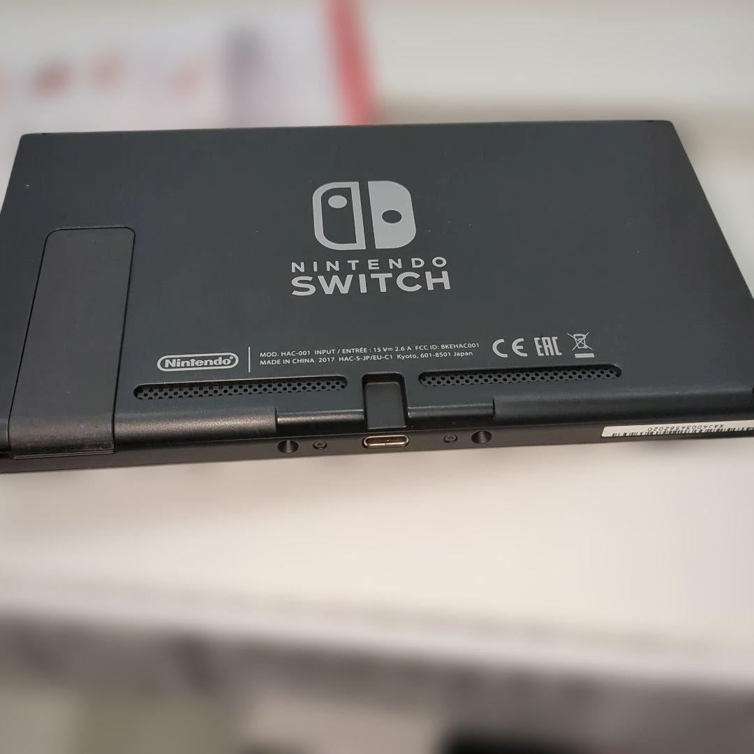 美品　Nintendo Switch 本体 黒/紫 　カラーカスタム