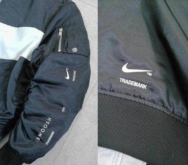 NIKE ナイキ スウッシュ MA-1 ボンバージャケット XL リバーシブル