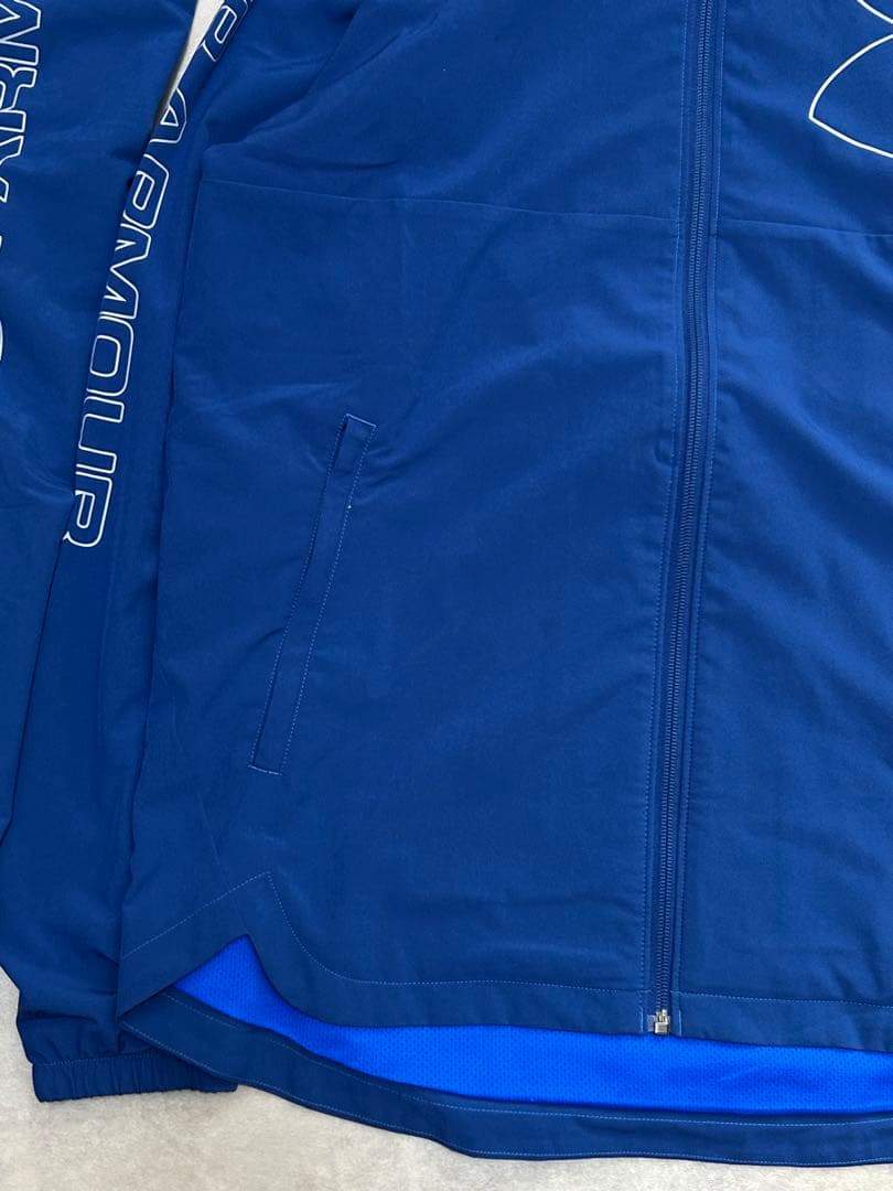 極美品 UNDER ARMOUR セットアップ L ウーブンジャケット パンツ