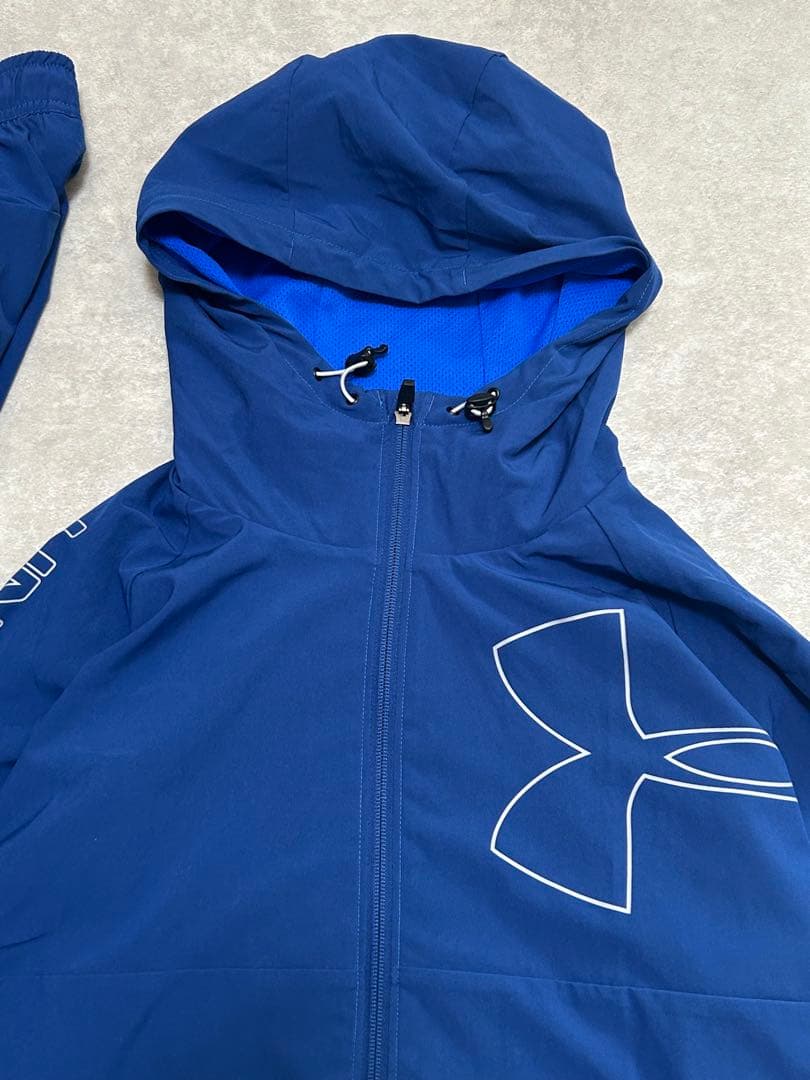 極美品 UNDER ARMOUR セットアップ L ウーブンジャケット パンツ