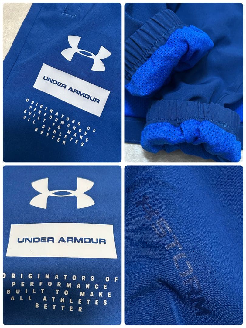極美品 UNDER ARMOUR セットアップ L ウーブンジャケット パンツ