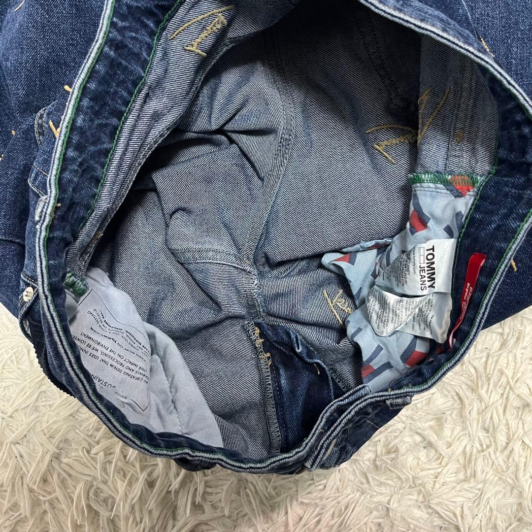 【美品】 JEANS トミージーンズ　デニムセットアップ　刺繍　ロゴ