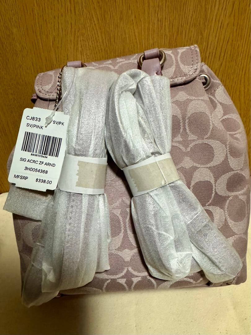 COACH リュック リア バックパック 21・シグネチャー デニム CJ833