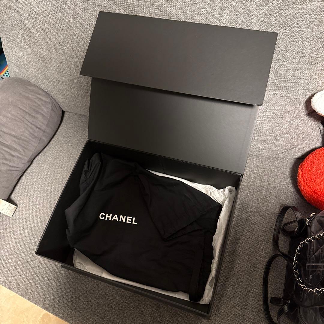 【美品】Chanel ブラック ショルダーバッグ
