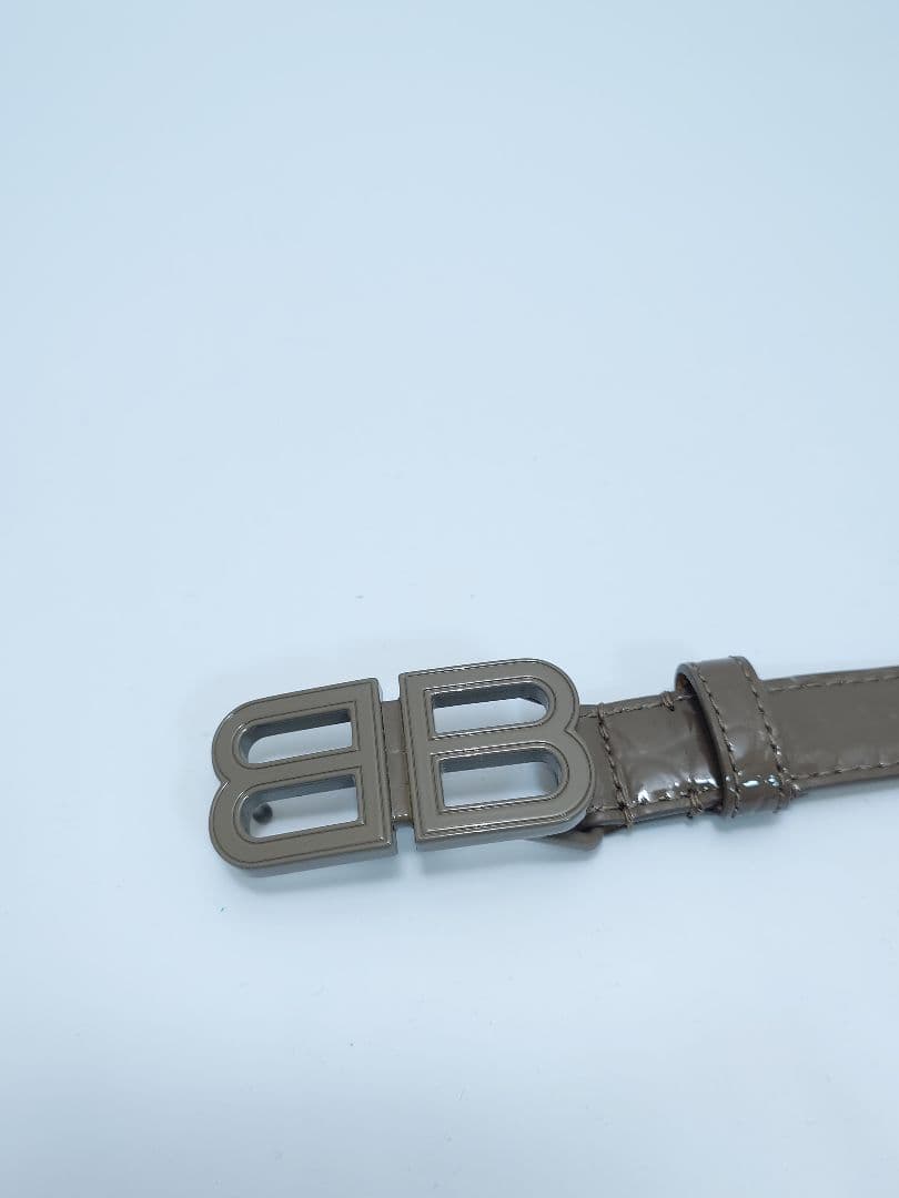 85サイズ★BALENCIAGA☆BB ロゴ レディース用 ベルト