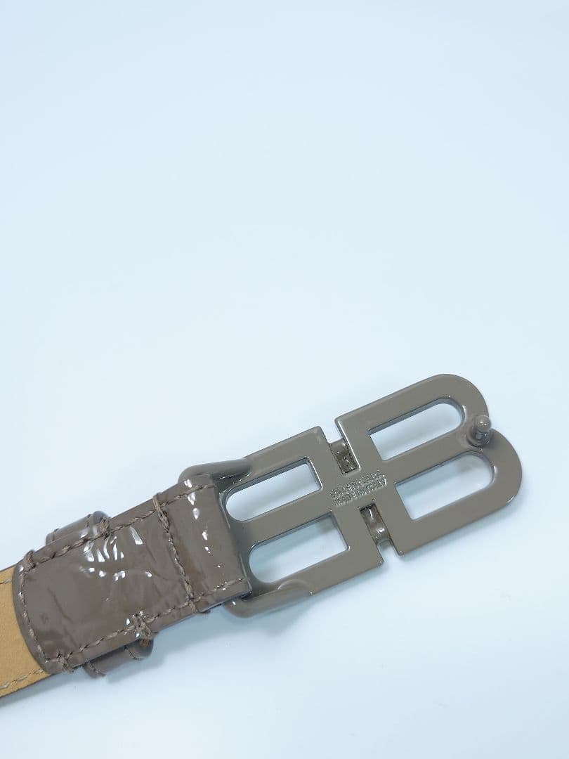 85サイズ★BALENCIAGA☆BB ロゴ レディース用 ベルト